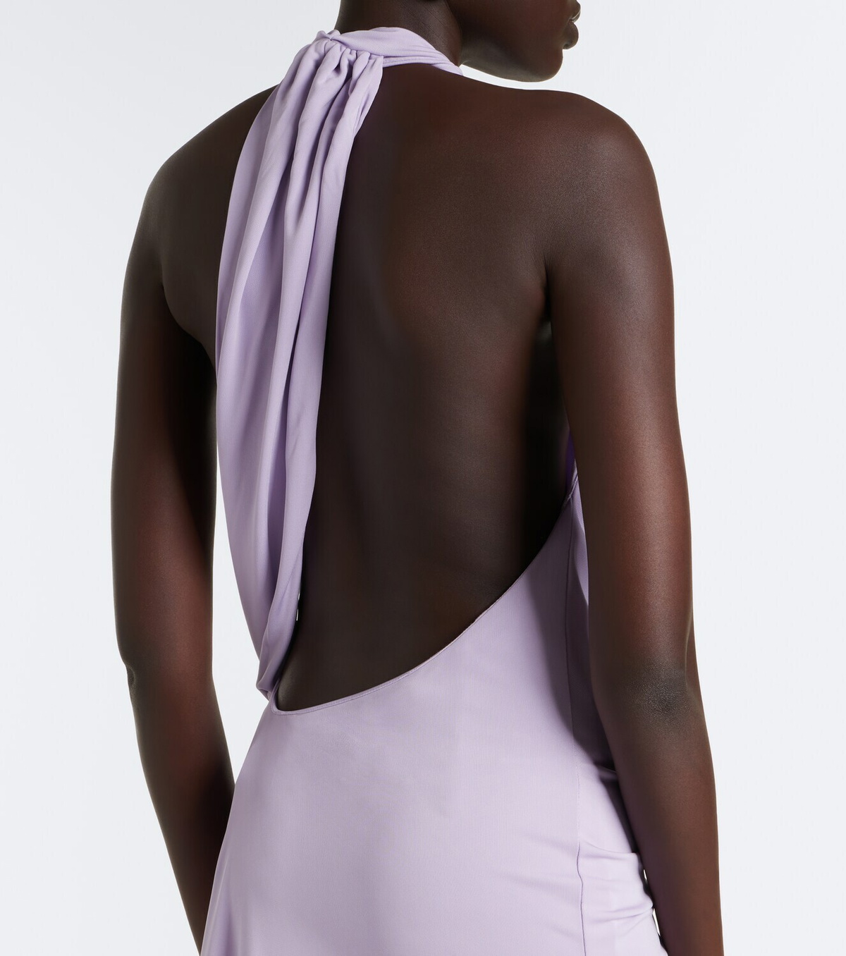 Christopher Esber Spire Cascade draped midi dress