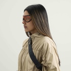 Le Specs x No Problemo Iris Sunglasses in Cocoa/Fire Grad 
