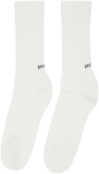 SOCKSSS Two-Pack Black & White Socks
