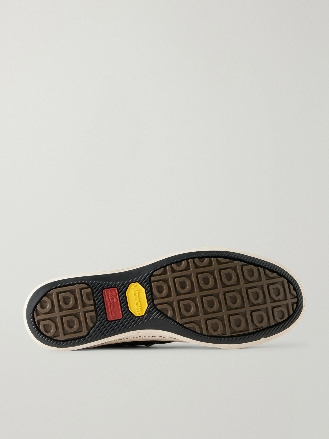 Visvim - Nolan Suede-Trimmed Canvas Sneakers - Black