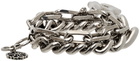 Alexander McQueen Silver Coral Chain Bracelet