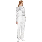 Saks Potts White Athlete Track Jacket
