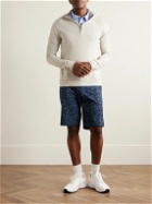 Kjus Golf - Iver Slim-Fit Printed Stretch-Twill Golf Shorts - Blue