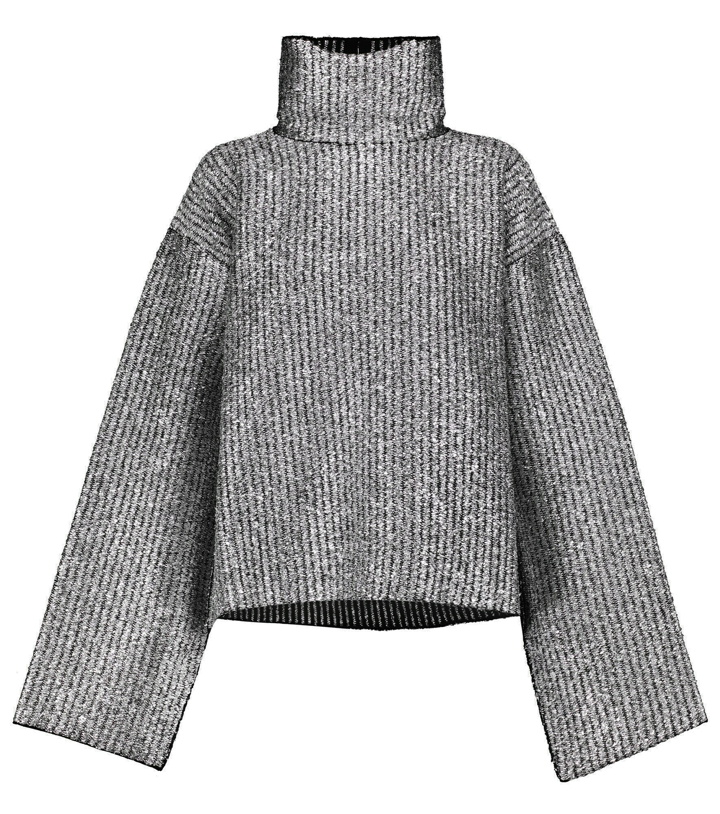 Photo: Moncler Genius - 2 Moncler 1952 lurex® wool-blend sweater