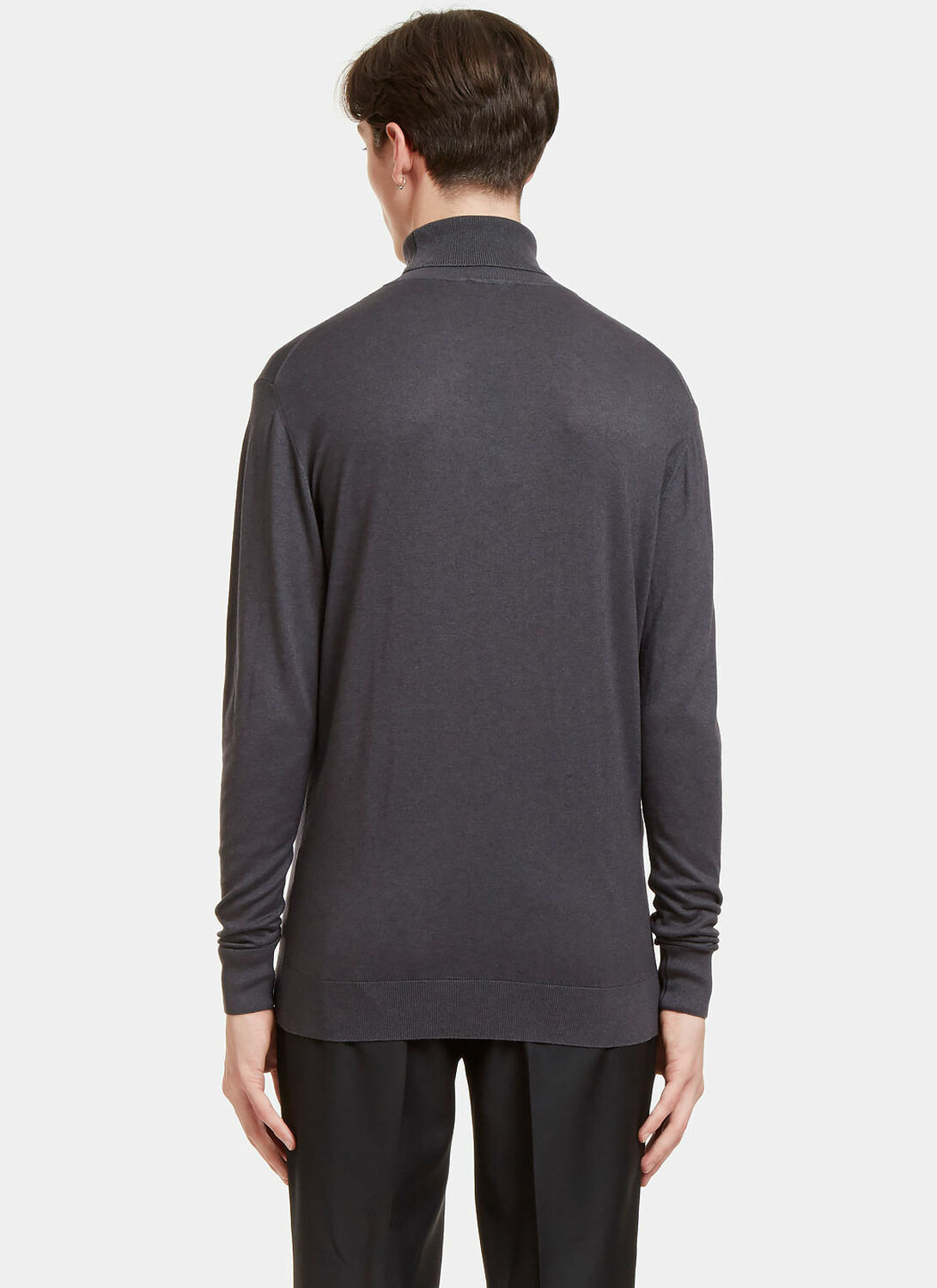 Aiezen Ribbed Roll Neck Sweater