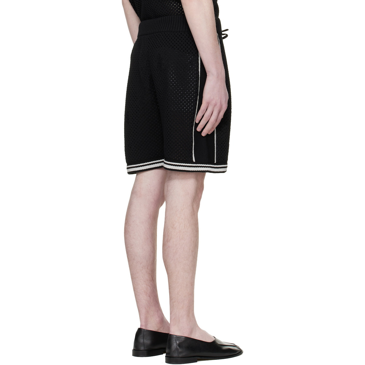 Casablanca Black Mesh Shorts