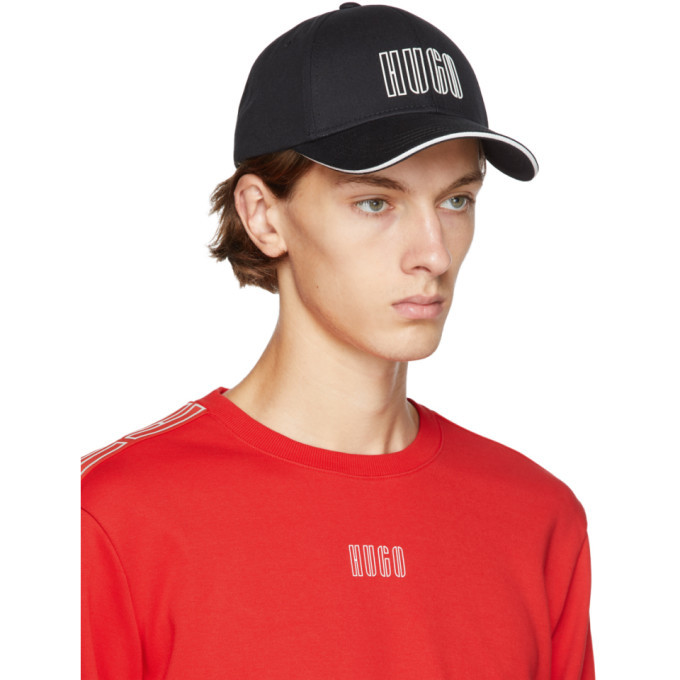 Black HUGO BOSS Caps for Men