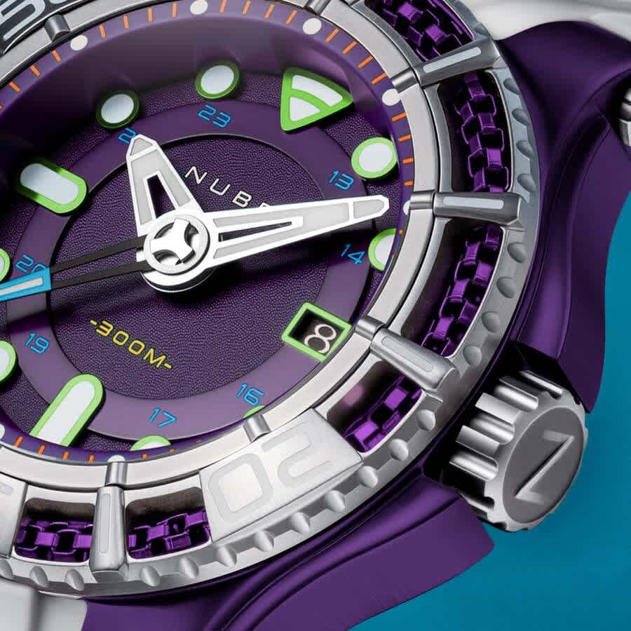 Nubeo Manta Purple Dial Mens Watch NB-6120-08