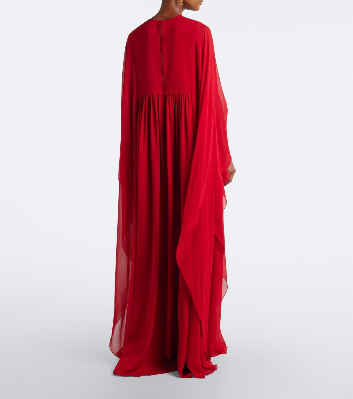 Elie Saab Embellished silk chiffon kaftan