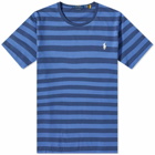 Polo Ralph Lauren Men's Broad Stripe T-Shirt in Liberty/Light Navy