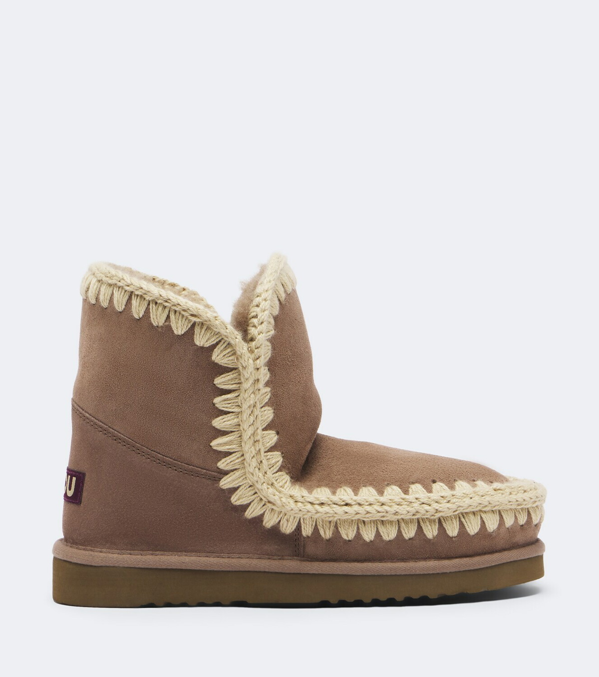 Mou 18 shearling-lined suede ankle boots