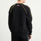 Casablanca Men's Loopback Gradient Piping Raglan Sweatshirt in Black