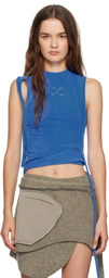 Ottolinger Navy Strappy Jersey Tank Top