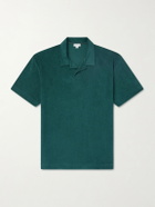 Sunspel - Sea Island Cotton-Terry Polo Shirt - Green
