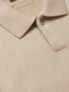 FEAR OF GOD ESSENTIALS - Oversized Knitted Polo Sweater - Neutrals