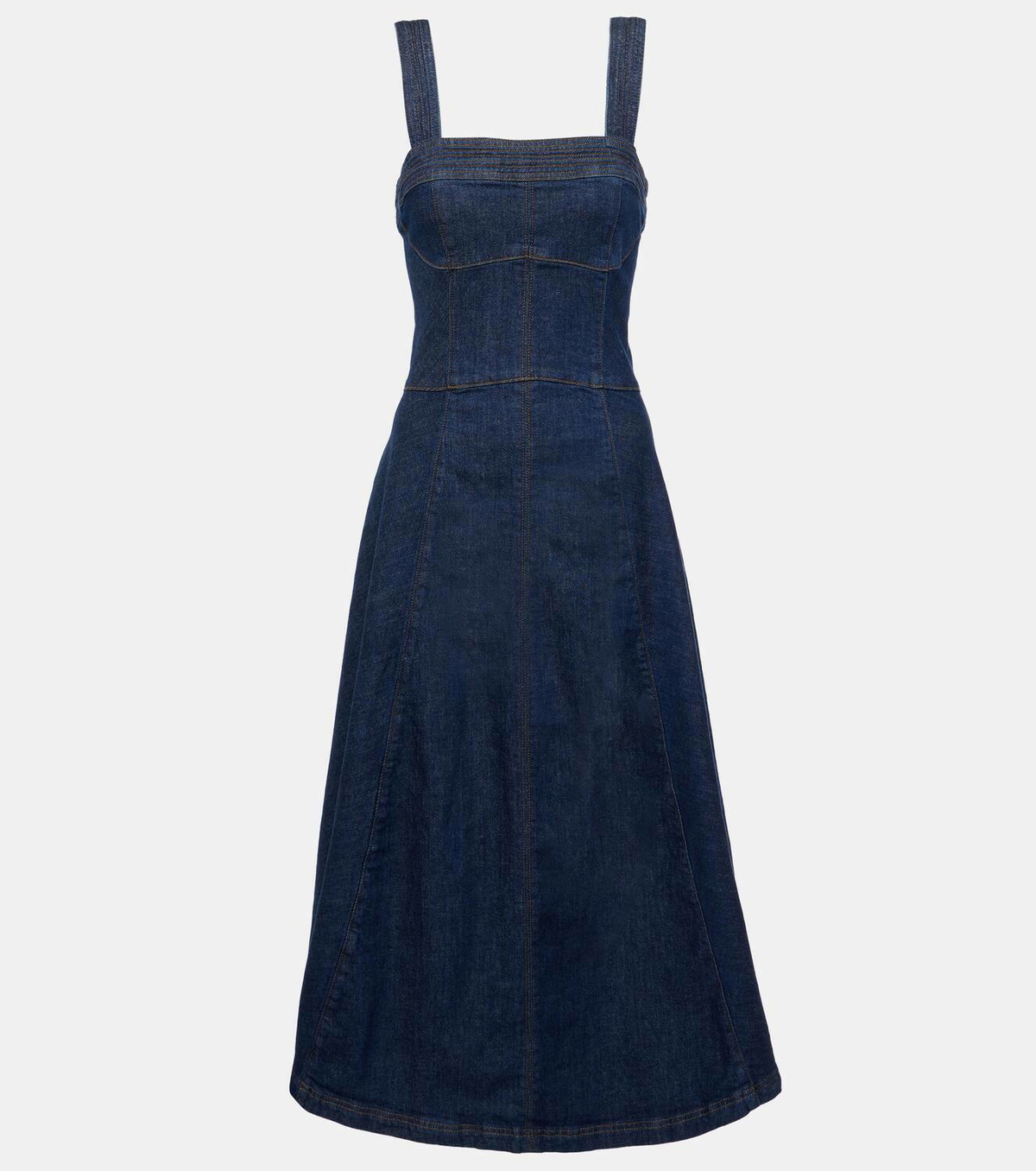 Simkhai Cici denim midi dress Simkhai