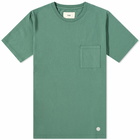 Folk Men's Pocket Assembly T-Shirt in Forest Green