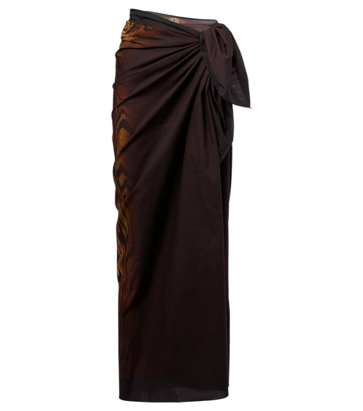 Photo: Jean Paul Gaultier Printed cotton beach cover-up