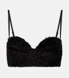 Givenchy Mohair-blend bra top