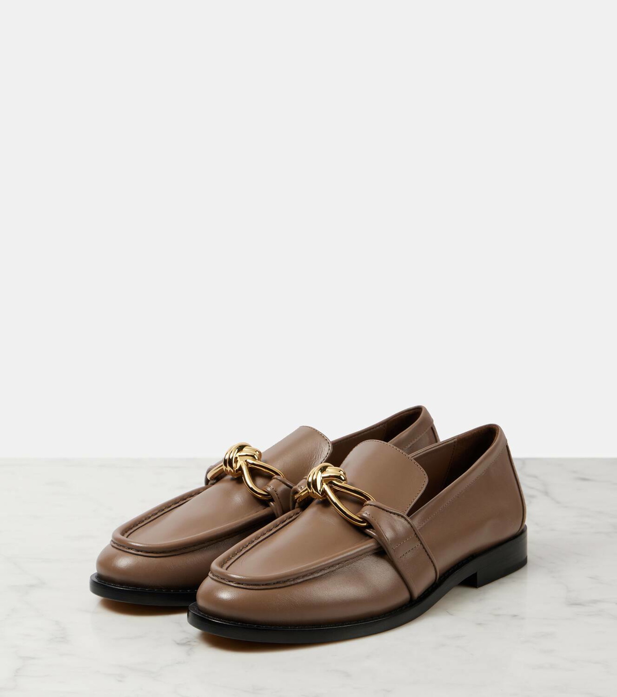 Bottega Veneta Astaire Knot leather loafers Bottega Veneta