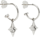 Stolen Girlfriends Club Silver Star Shock Sleepers Earrings