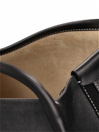 LORO PIANA Large Bale Leather Top Handle Bag