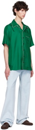 Dolce&Gabbana Green DG Embroidery Shirt