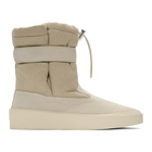 Fear of God Beige Ski Lounge Boots