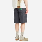 Palmes Men's Cotton Ripstop Shorts in Charcoal