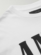 AMIRI - Printed Cotton-Jersey T-Shirt - White