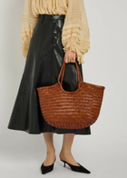 Dragon Diffusion Nantucket Big Woven Leather Tote bag - Tan - One Size