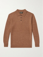 Beams Plus - Wool Polo Shirt - Brown