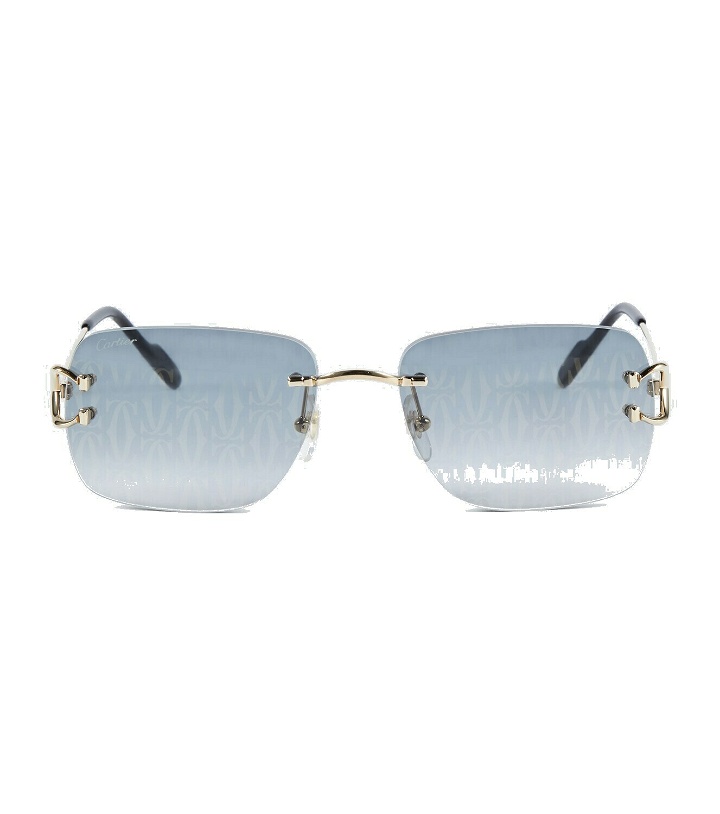 Photo: Cartier Eyewear Collection - 330s titanium browline sunglasses