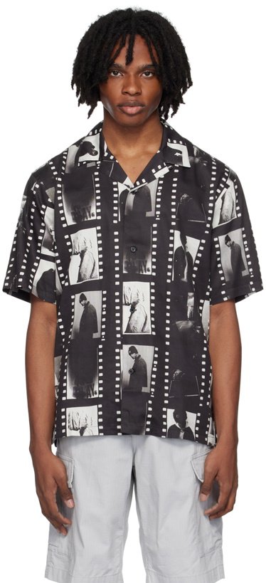 Photo: Carhartt Work In Progress Black Photo Strip Shirt