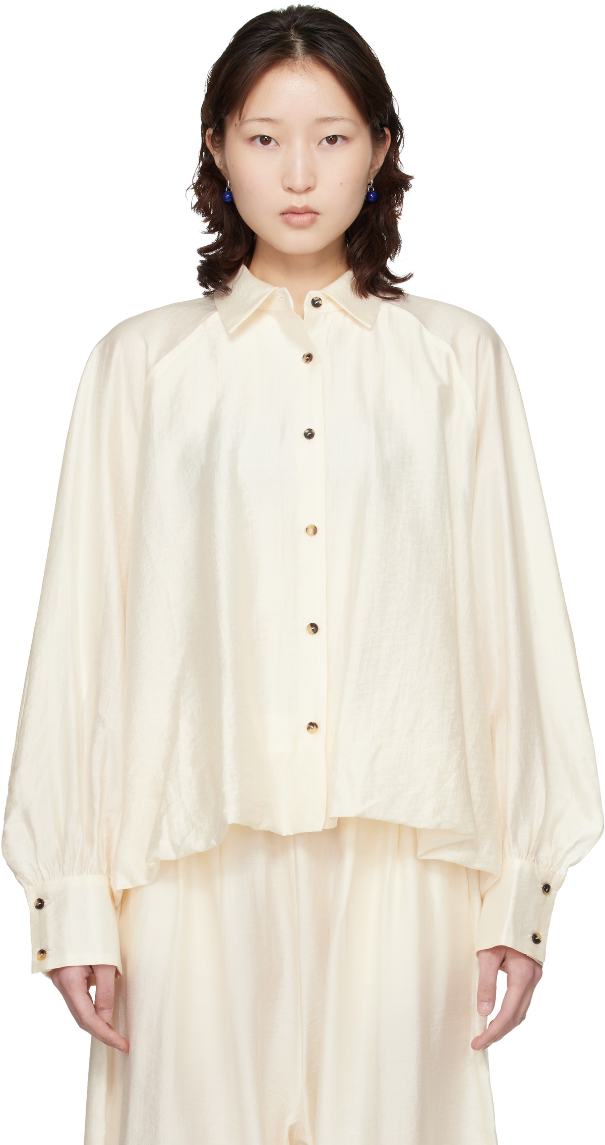 Cordera Off-White Balloon Shirt