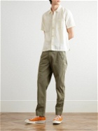 Folk - Seoul Garment-Dyed Linen and Cotton-Blend Shirt - Neutrals