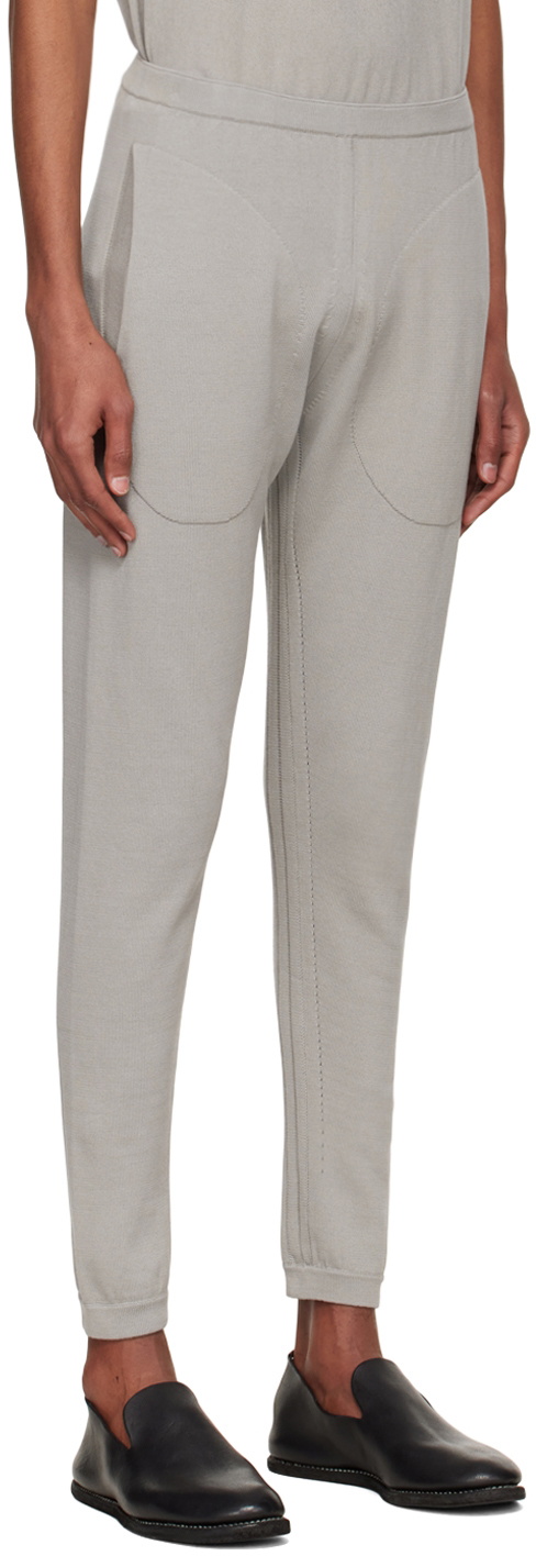 Label Under Construction Grey Cotton Lounge Pants