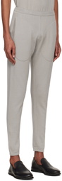 Label Under Construction Grey Cotton Lounge Pants