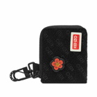 Kenzo Men's Military Small Zip Wallet in Black
