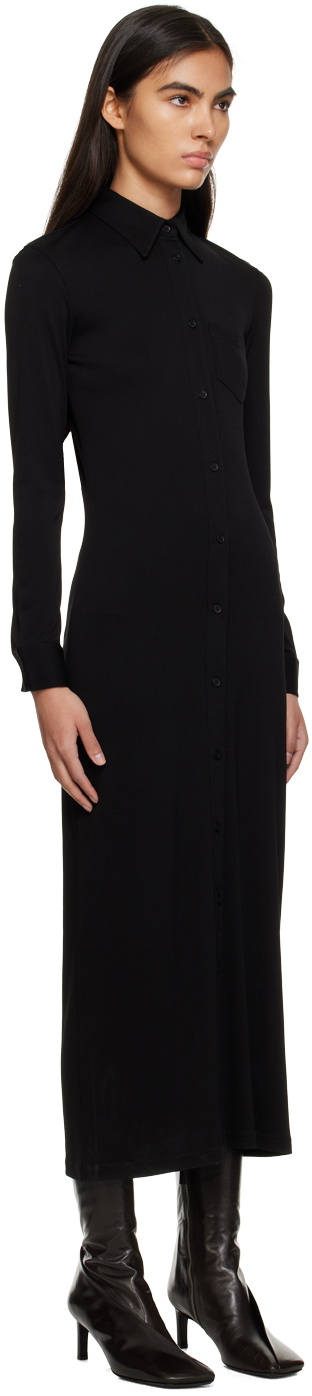 Filippa K Black Shirt Maxi Dress