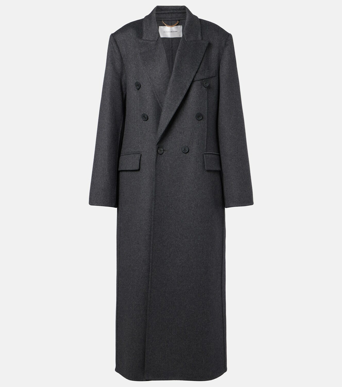 Victoria Beckham Double-breasted wool-blend coat