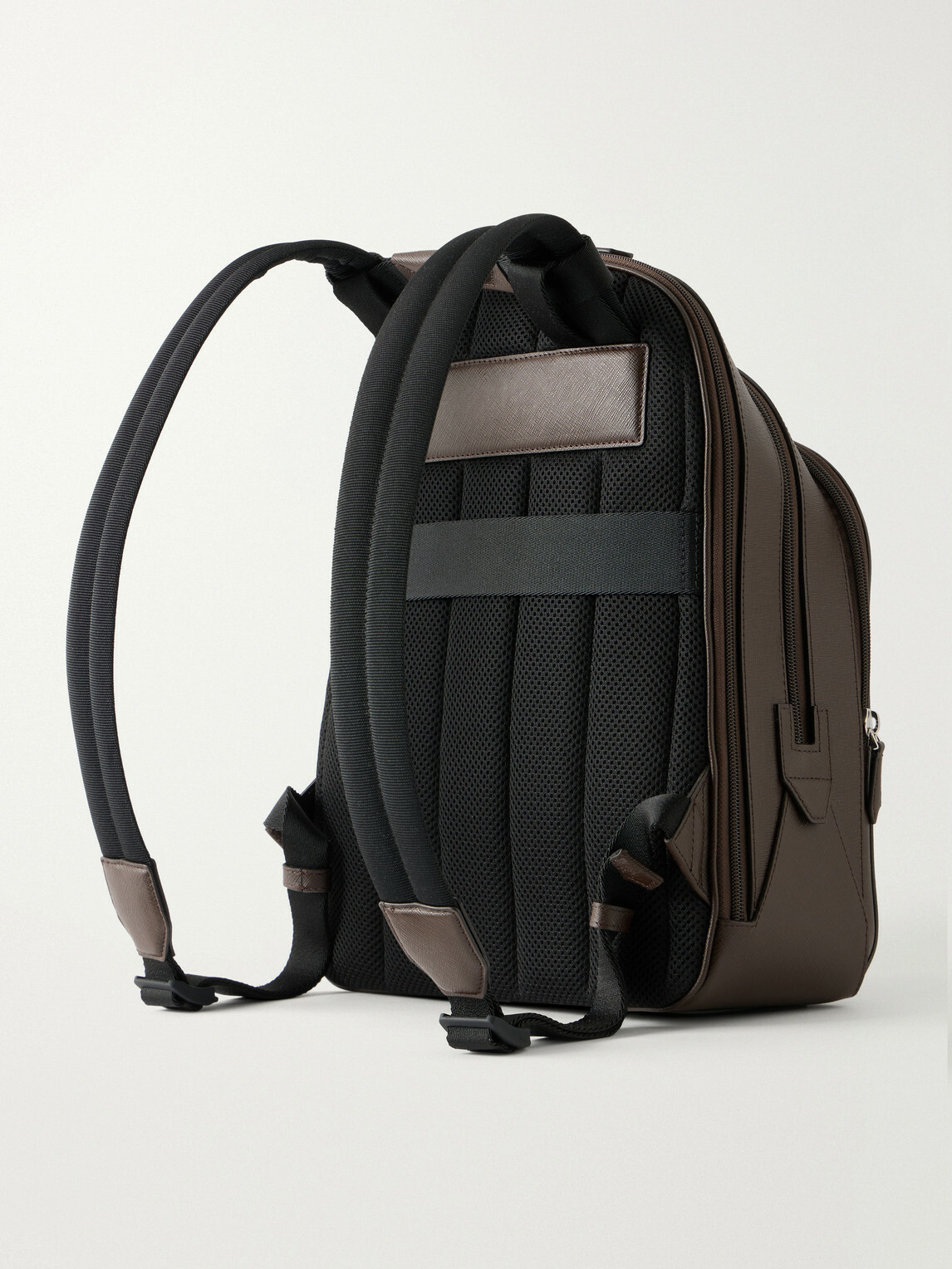 Montblanc - Logo-Appliquéd Textured-Leather Backpack