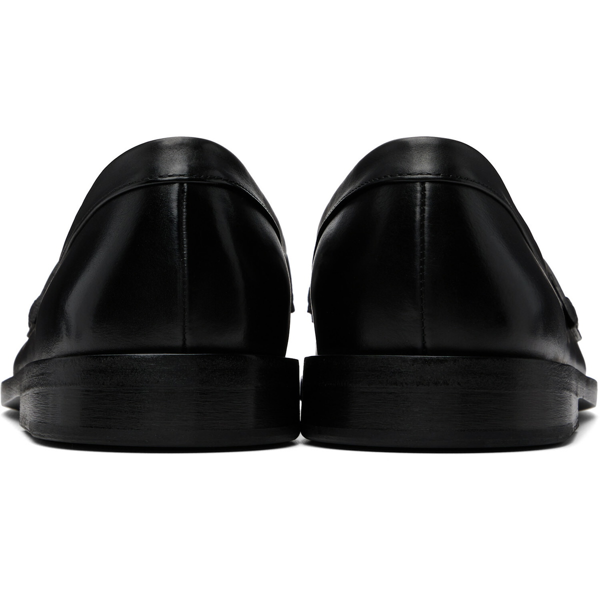 Marsèll Black Mocasso Leather Loafers