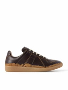 Maison Margiela - Replica Distressed Sneakers - Brown
