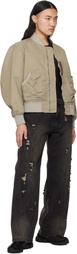 lesugiatelier Black Damaged Jeans