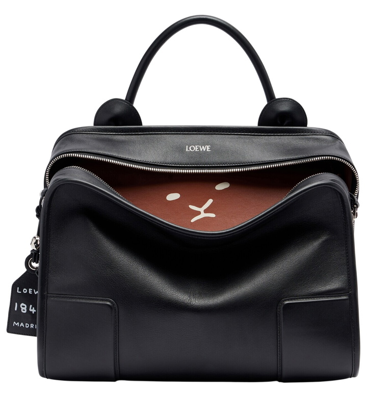 Photo: Loewe Amazona 180 Lion Intarsio Large tote bag