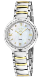 GV2 by Gevril Amalfi Diamond Mother of Pearl Dial Ladies Watch 14105B