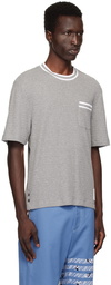 Thom Browne Gray Patch Pocket T-Shirt