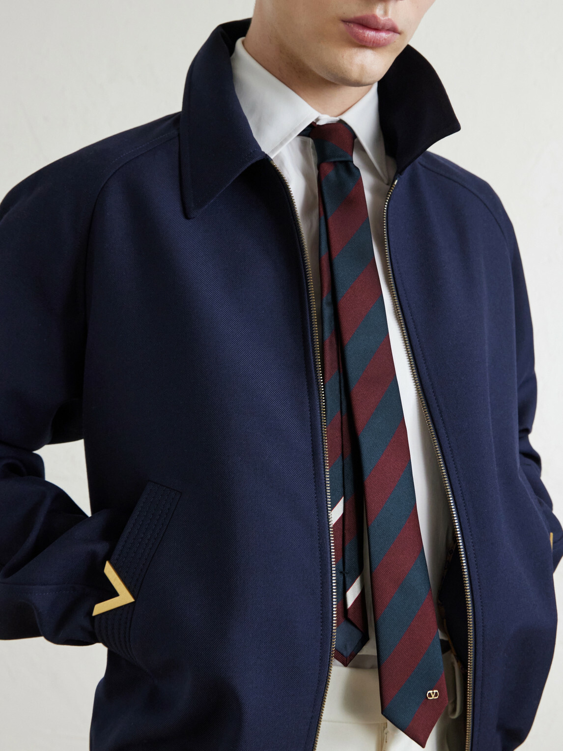 Valentino Garavani - 6cm Striped Silk-Jacquard Tie