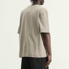 MHL by Margaret Howell Men's Flatlock Crew T-Shirt in Taupe